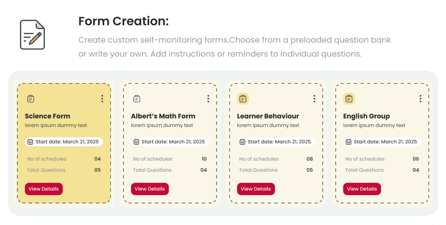 Self & Match printable PDF check-in form with reward tracking